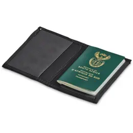 Hoppla Zambezi Neoprene Passport Cover Open With Card